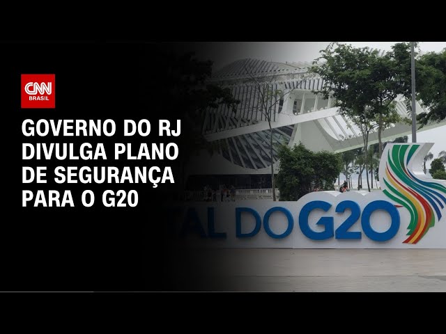 ⁣Governo do RJ divulga plano de segurança para o G20 | BASTIDORES CNN