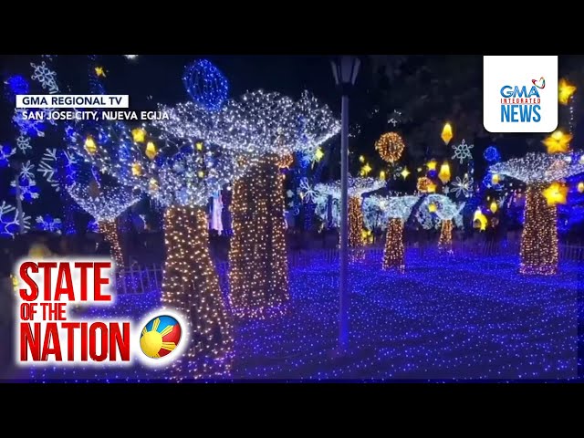 ⁣Mga giant Christmas tree at iba't ibang Christmas lights, tampok sa ilang plaza | SONA