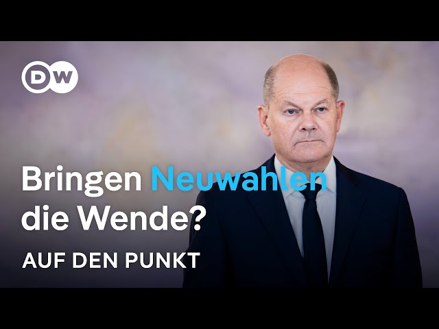 ⁣Deutschland in der Krise - bringen Neuwahlen die Wende? | Auf den Punkt