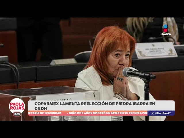 ⁣La Coparmex lamenta la reelección de Rosario Piedra en la CNDH | DPC con Paola Rojas