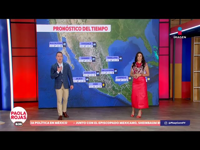 ⁣Pronóstico del tiempo 14 de noviembre de 2024 | DPC con Paola Rojas