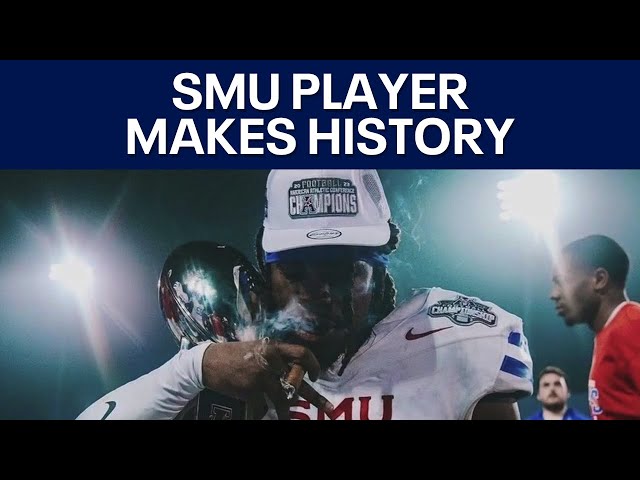 ⁣Legend lives on: SMU football player makes history