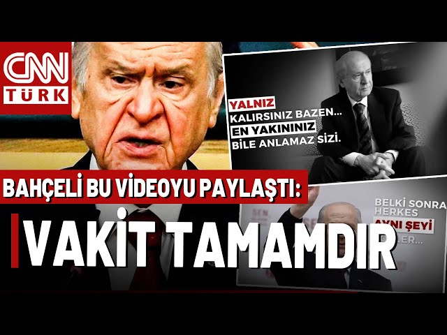 ⁣Bahçeli Kime Ne Mesaj Verdi? "Vakit Tamamdır" Paylaşımıyla Ne Anlatıyor?