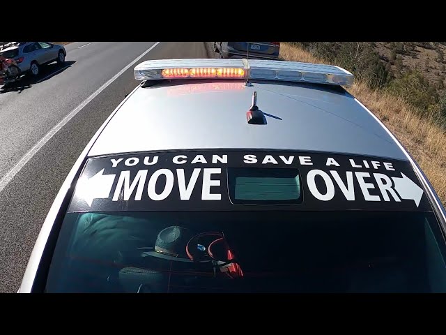 ⁣Move over for emergency vehicles in Colorado or get fined