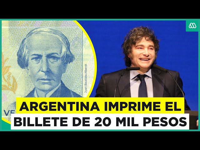 ⁣Argentina lanza nuevo billete de máxima denominación