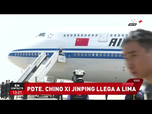 ⁣Presidente de China llega para ser parte de la cumbre APEC 2024 en Perú