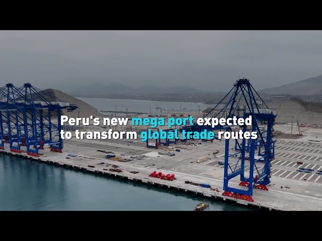 ⁣Peru's new mega port expected to transform global trade routes