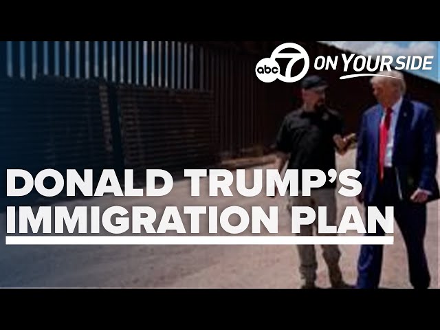 ⁣Trump's three fold plan to address the border, illegal immigration