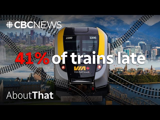 ⁣Why in Canada, the trains don't run on time | About That