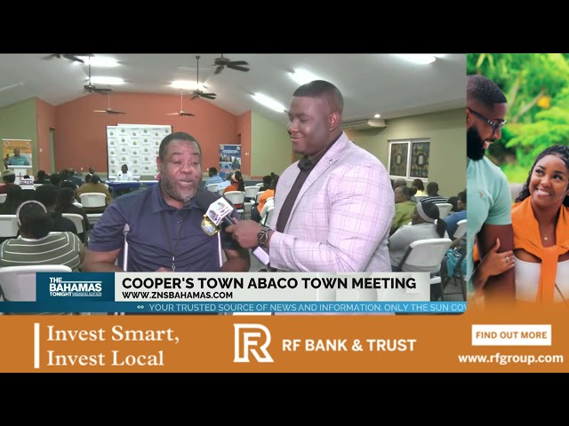 ⁣Cooper's Town Abaco Town Meeting