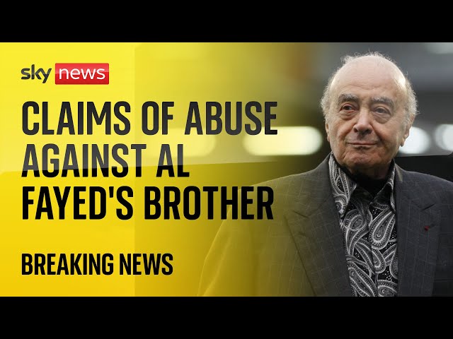 ⁣Claims of abuse against Mohammed Al Fayed's brother, Salah