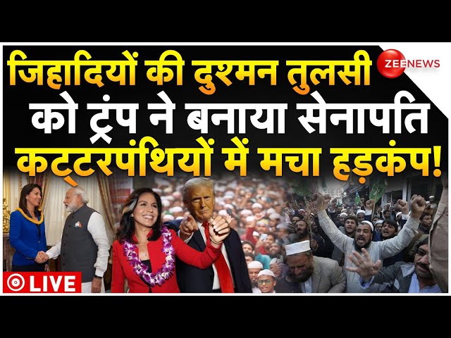 ⁣Tulsi Gabbard US Intelligence Chief LIVE : ट्रंप ने कट्टरपंथियों की दुश्मन को दी ये बड़ी जिम्मेदारी