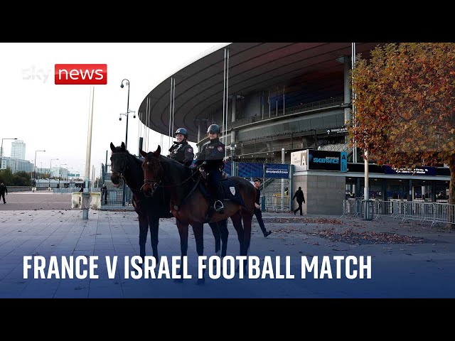 ⁣Watch live: Stade de France in Paris where France v Israel football match opens doors to fans