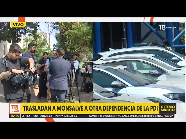 ⁣Monsalve es trasladado a otra dependencia de la PDI