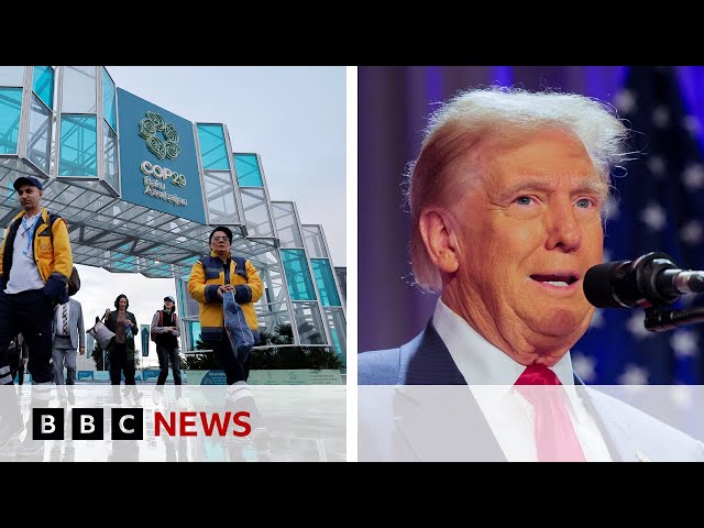 ⁣How will Donald Trump's US election win affect COP29 climate talks? | BBC News