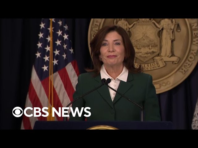 ⁣New York City to start congestion pricing in January at $9, Gov. Kathy Hochul announces