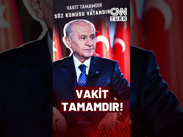 ⁣Devlet Bahçeli'den Çarpıcı "Vakit Tamamdır" Paylaşımı! Terör Bitsin İstiyorsan Vakit 