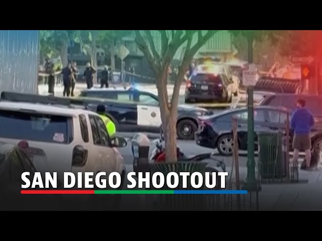 ⁣3 dead, officer injured in San Diego shootout