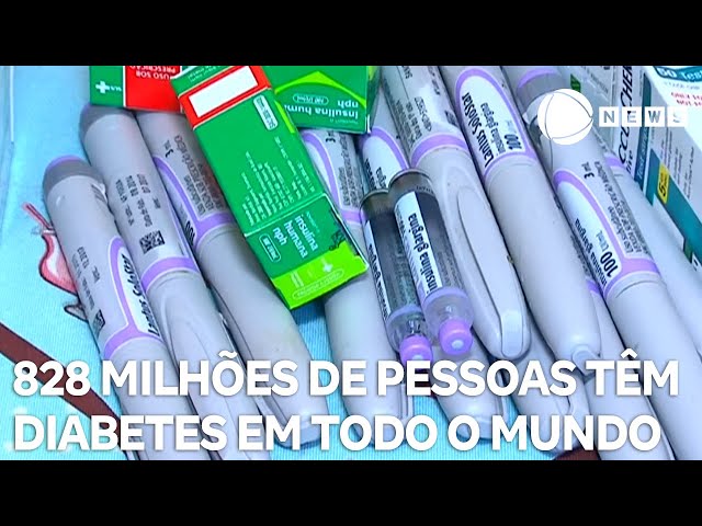 ⁣828 milhões de pessoas têm diabetes em todo o mundo