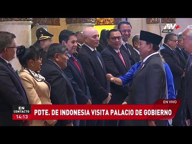 ⁣Presidenta Boluarte recibe a su símil de Indonesia en Palacio de Gobierno