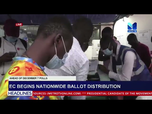 ⁣EC Begins Nationwide Ballot Distribution