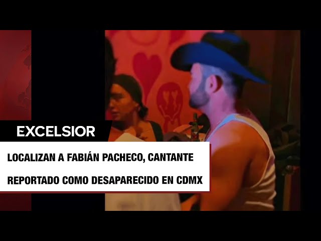 ⁣Localizan en hotel a famoso cantante y compositor desaparecido en CDMX