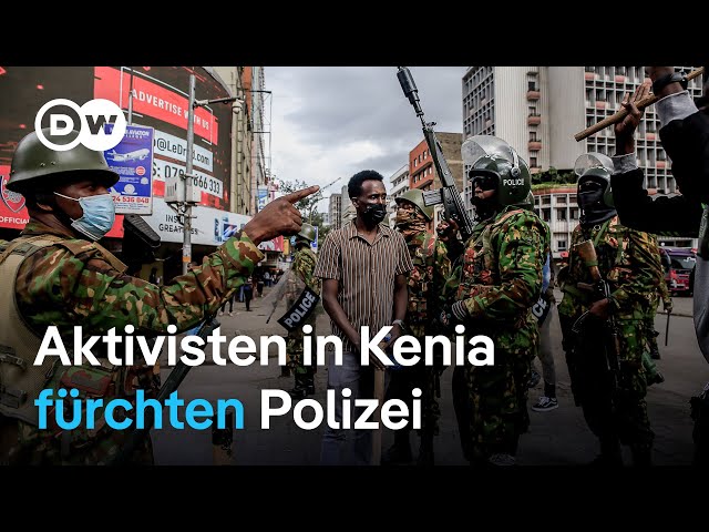 ⁣Entführungen und Morde: Aktivisten in Kenia fürchten Polizei | DW Nachrichten