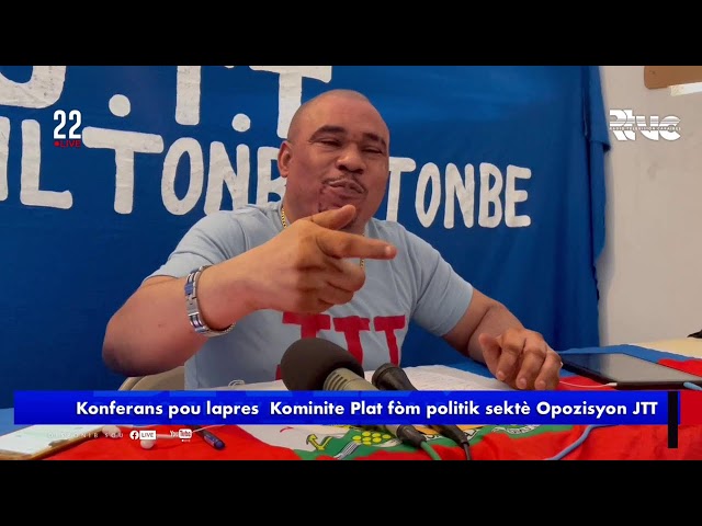 ⁣Kominite Plat fòm politik sektè Opozisyon JTT Bay pozisyonl sou kriz sosyo politik peyi a