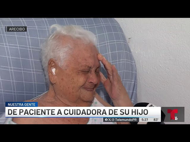 ⁣Necesitan ayuda: mujer de 99 años al cuidado de su hijo de 70