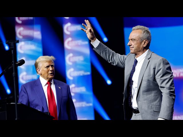 ⁣Trump announces Robert F Kennedy Jr to lead US Department of Health and Human Services