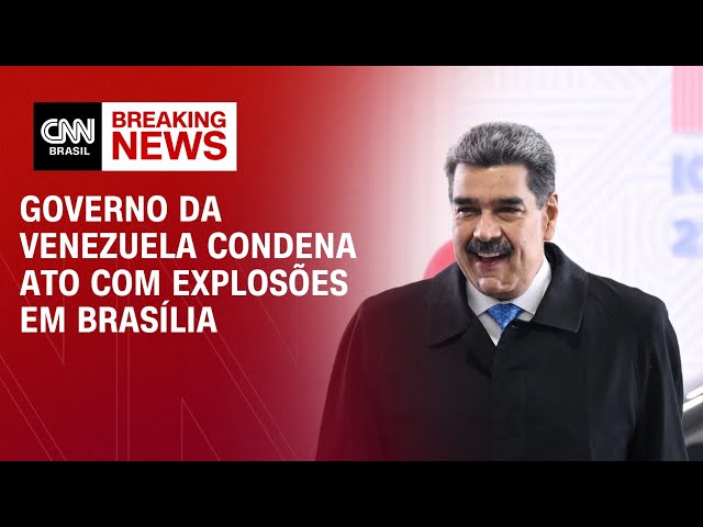 ⁣Governo da Venezuela condena ato com explosões em Brasília | CNN 360º