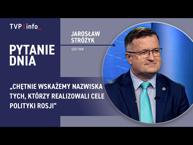 ⁣Szef SKW o rosyjskim tropie w aferze Collegium Humanum | PYTANIE DNIA