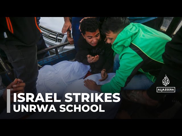 ⁣Israel strikes UNRWA school: At least four children killed in attack on shelter