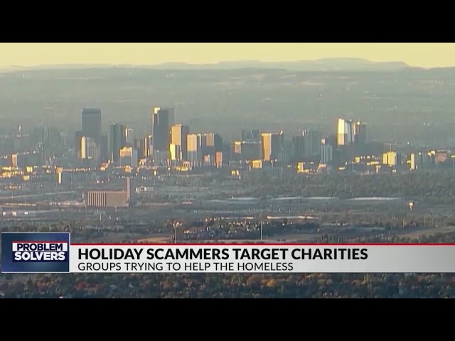 ⁣Holiday scammers target charities