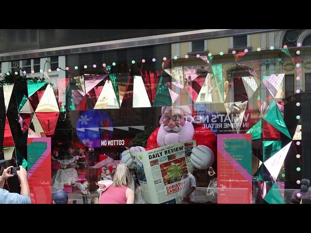 ⁣Pro-Palestine protesters force Myer to cancel Christmas window event