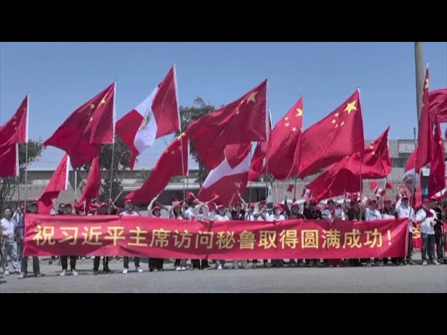 ⁣People from all walks of life welcome Chinese President Xi Jinping in Peru