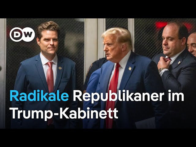 ⁣Donald Trump holt Skandal-Politiker in sein Regierungsteam | DW Nachrichten