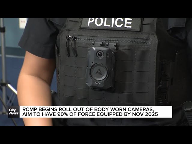 ⁣RCMP to start rolling out body cameras