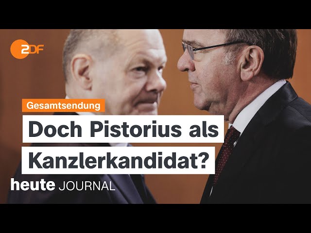 ⁣heute journal vom 14.11.2024 K-Frage bei der SPD, Boris Pistorius, Matt Gaetz wird US-Justizminister