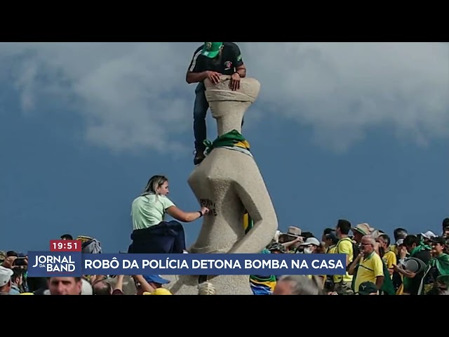 ⁣Casa de Francisco Wanderley tinha explosivos em Brasília | Jornal da Band