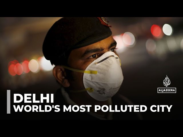 ⁣Delhi is world's most polluted city: Toxic smog fills hospitals and delays flights