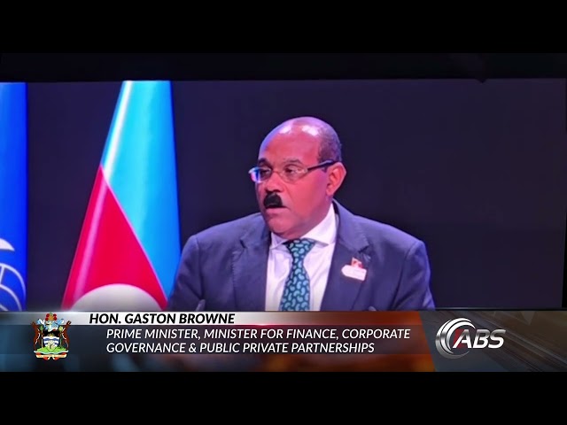 ⁣PM BROWNE CALLS OUT DEVELOPED COUNTRIES IN CLARION CLIMATE CHANGE CALL