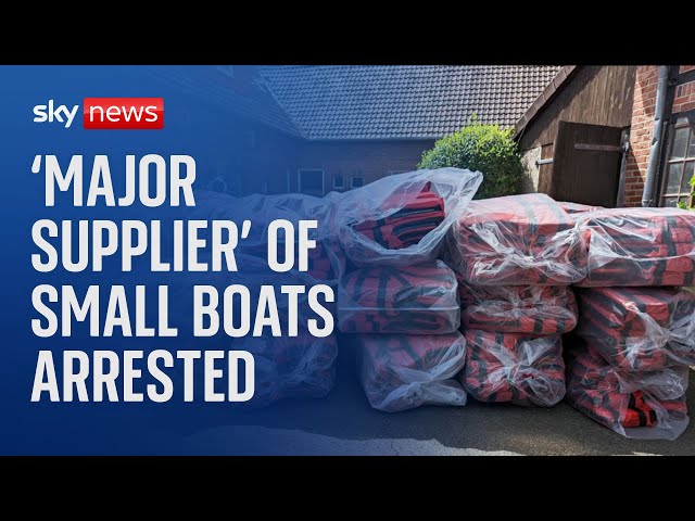 ⁣Man suspected of supplying small boats for Channel migrant crossings arrested