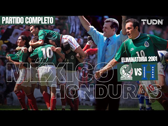 ⁣PARTIDO COMPLETO | México 3-0 Honduras - Eliminatoria 2001  ¡MÉXICO AL MUNDIAL! | TUDN