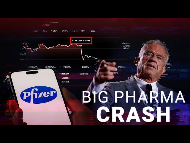 ⁣Big pharma stocks crash after Trump names RFK Jr. head of US Department of Health