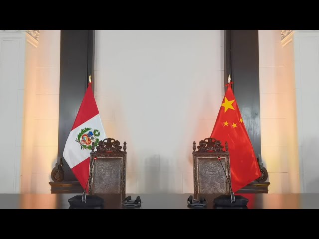 ⁣Chinese, Peruvian presidents to attend agreement signing ceremony in Lima