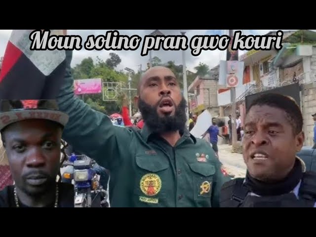 ⁣Arab la fache fwa sa pou jan viv ansanm ap aji ak pèp solino an tande koze,li mande pou tout moun te