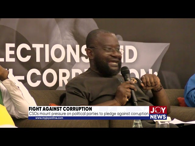 ⁣Fight against corruption: CSOs mount pressure on political parties to pledge against corruption