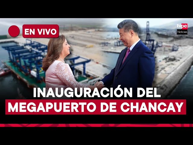 ⁣Megapuerto de Chancay: en VIVO la histórica inauguración del nuevo epicentro del comercio global