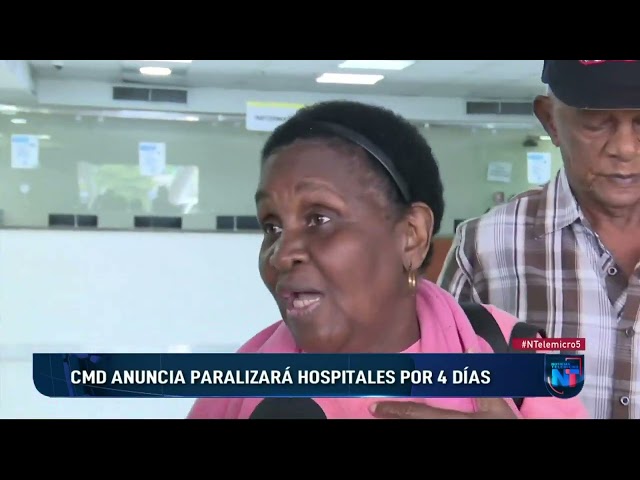 ⁣CMD anuncia paralizará hospitales por cuatro días